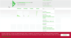 Desktop Screenshot of informationsgesellschaft.com